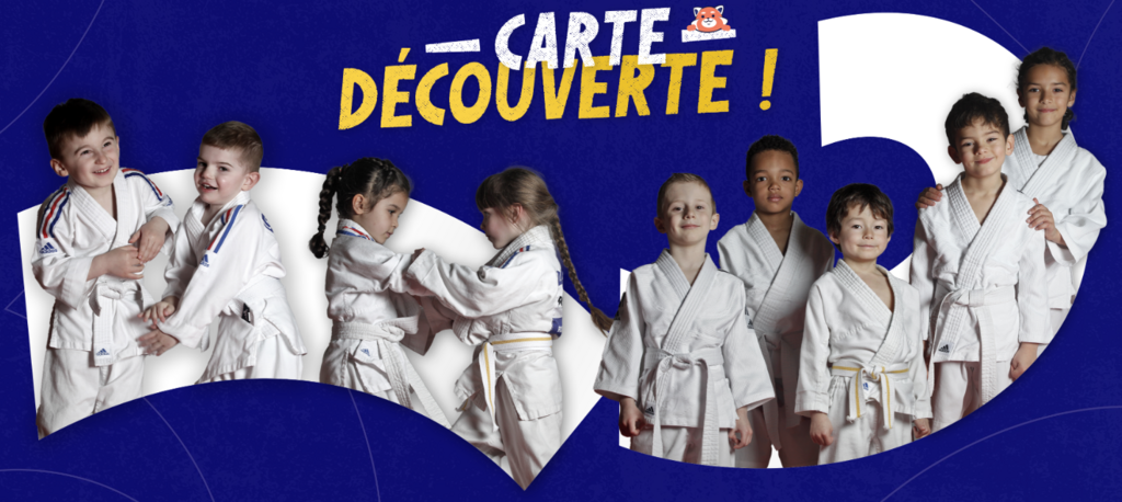 La Carte Découverte - Faites découvrir le Judo gratuitement à vos enfants